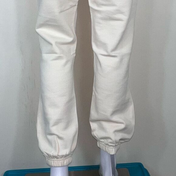 WeWoreWhat Solid Sweat Pants in Off White (L) - Picture 14 of 14
